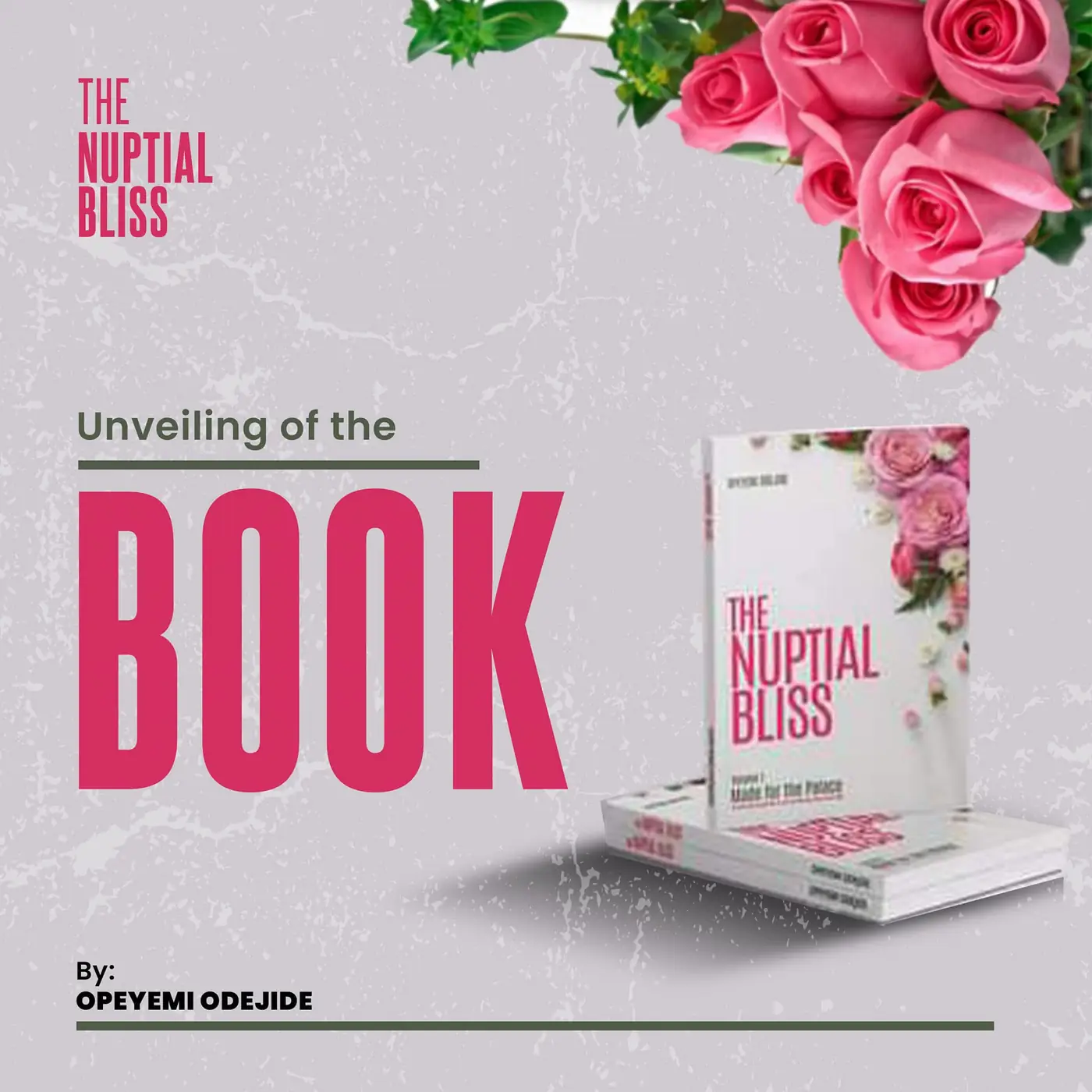 Unveiling of the book The Nuptial Bliss