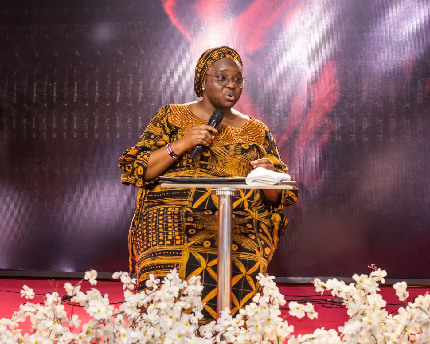 A speaker in ankara at the pulpit