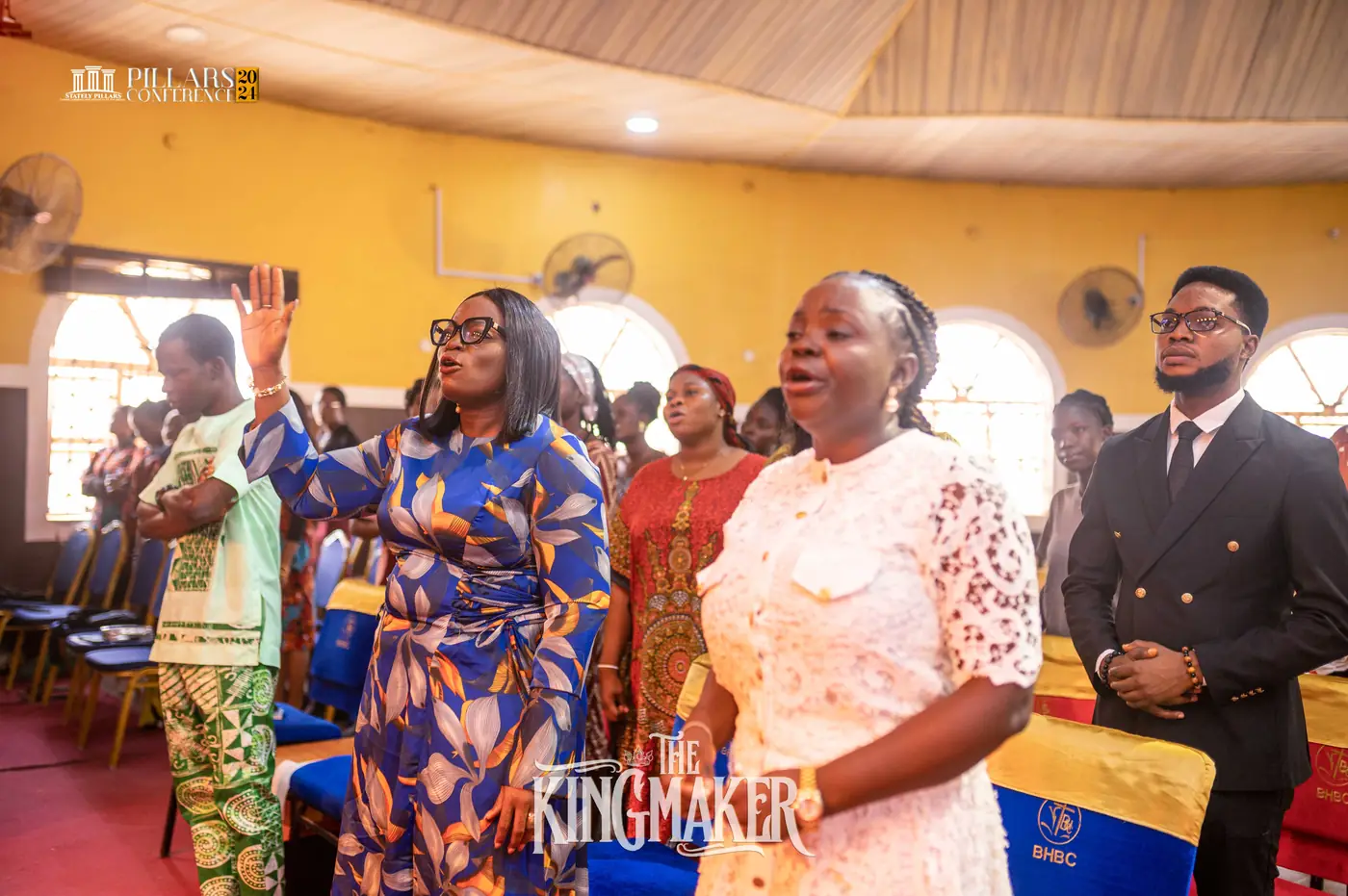 Women standing in prayer